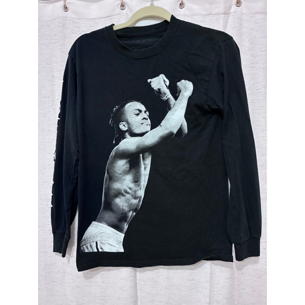 XXXTentacion Memorial Long Sleeve Graphic T-Shirt Black Small Broward County